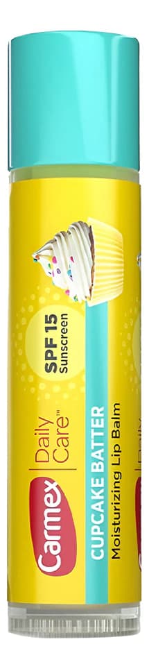 Carmex Бальзам для губ Moisturizing Lip Balm Stick Cupcake Butter SPF15