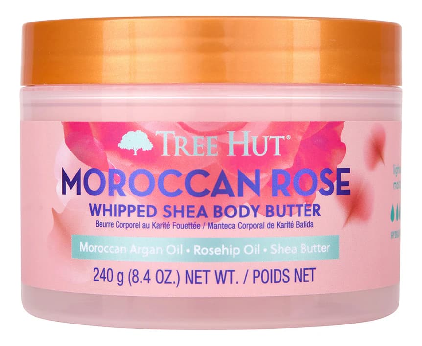 Tree Hut Крем-баттер для тела с ароматом марокканской розы Whipped Body Butter Moroccan Rose