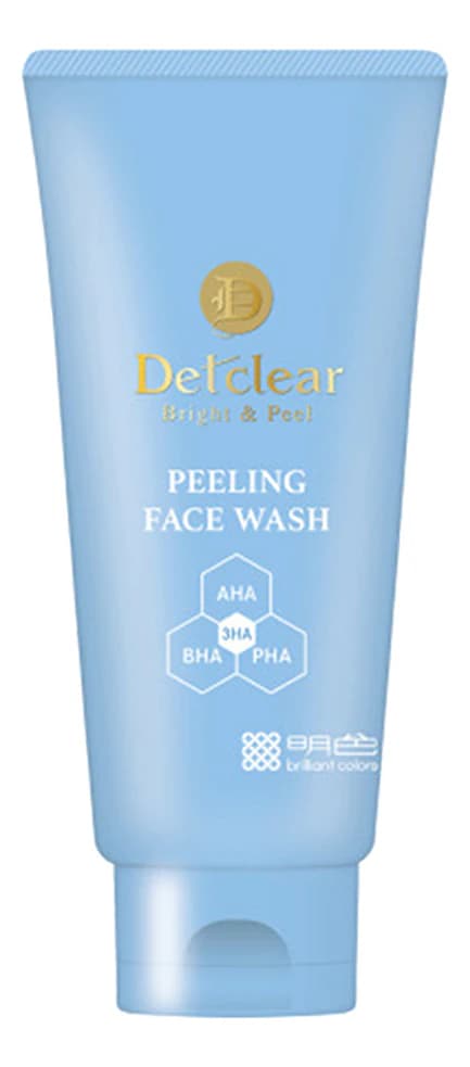 Meishoku Очищающая пенка для умывания Detclear Bright & Peel Peeling Face Wash