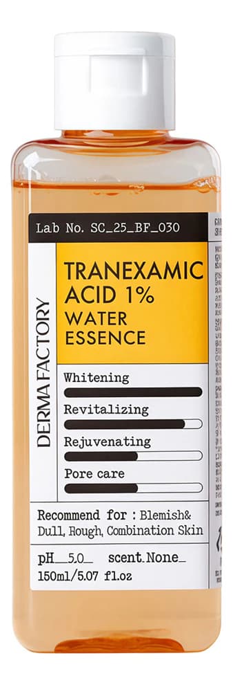 Derma Factory Тонер для лица с транексамовой кислотой Tranexamic acid 1% Water Essence
