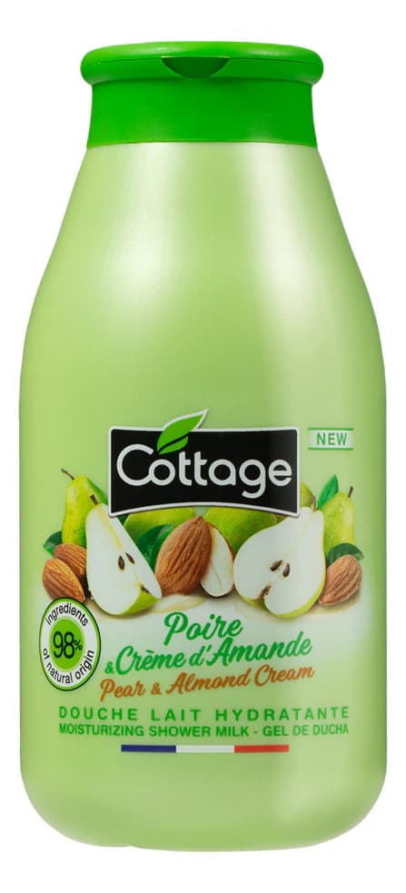 Cottage Увлажняющее молочко для душа Moisturizing Shower Milk Pear & Almond Cream
