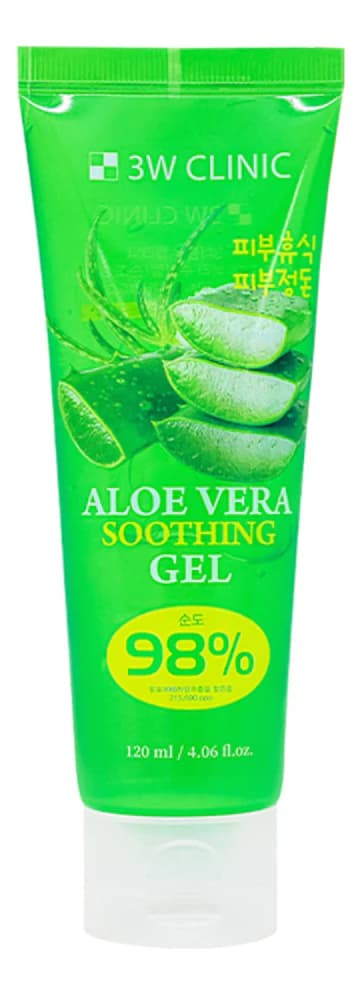 3W CLINIC Гель для лица и тела Aloe Vera Soothing Gel 98%