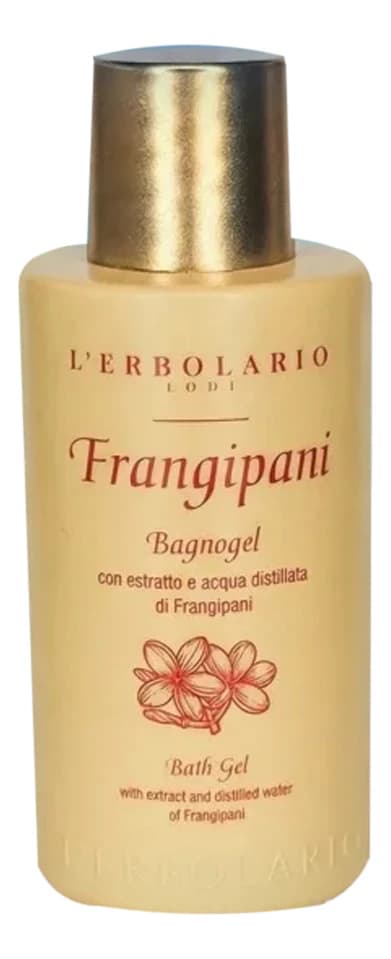 L'Erbolario Гель для душа с ароматом франжипани Frangipani Bath Gel Гель