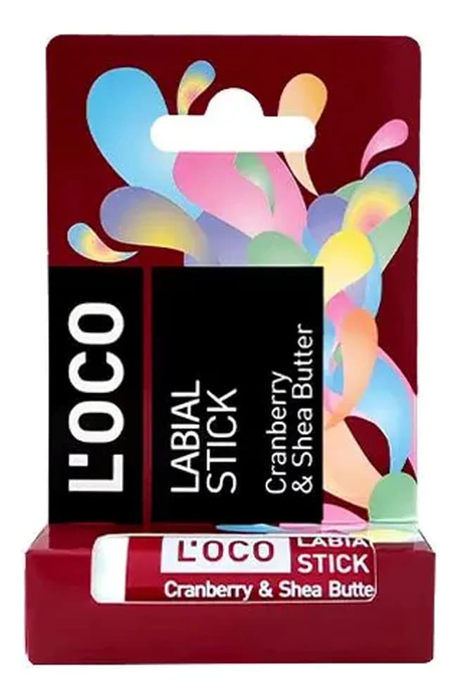 L’OCO Бальзам для губ Cranberry & Shea Butter Labial Stick