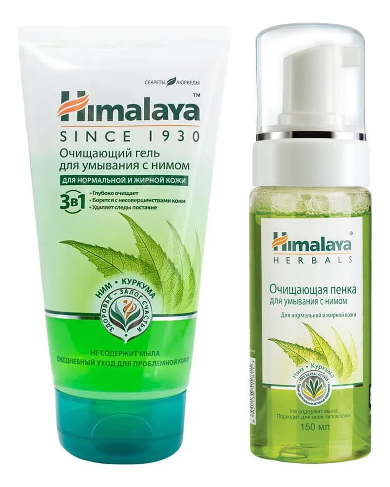 Himalaya Набор для лица 2* (гель для умывания с нимом + пенка для умывания с нимом