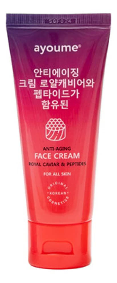 Ayoume Антивозрастной крем для лица Anti-Aging Royal Caviar & Peptides Face Cream