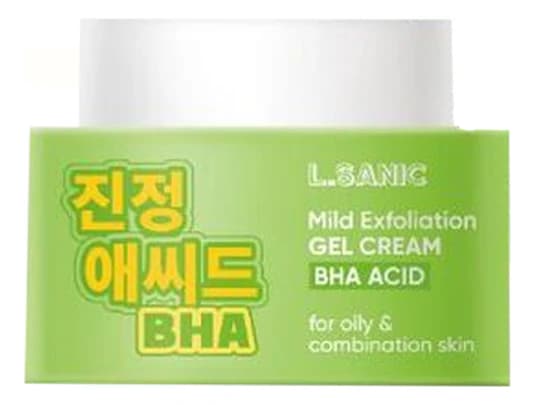L.Sanic Крем-гель для лица Mild Exfoliation Gel Cream BHA Acid
