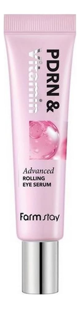 Farm Stay Омолаживающая сыворотка-роллер для области вокруг глаз PDRN & Vitamin Advanced Rolling Eye Serum