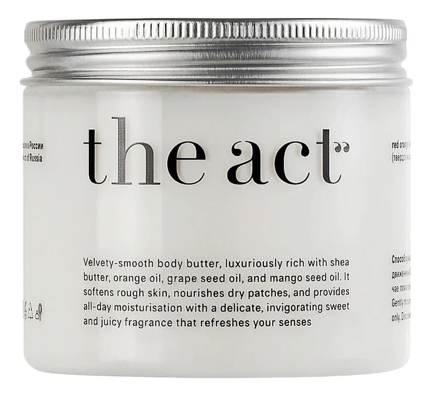 The Act Увлажняющий баттер для тела Сицилийский апельсин