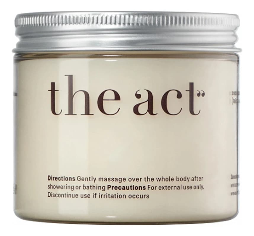 The Act Массажное твердое масло для тела Кокос Body Butter