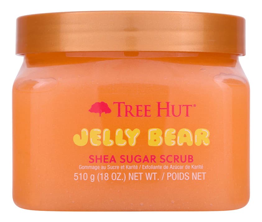 Tree Hut Сахарный скраб для тела с ароматом фруктового мармелада Shea Sugar Scrub Jelly Bear