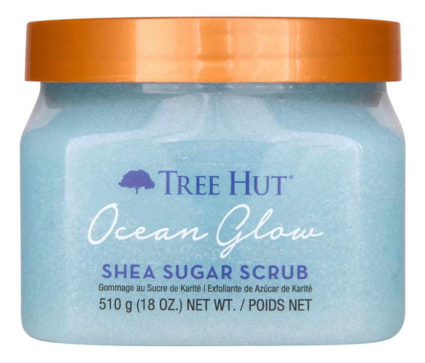 Tree Hut Сахарный скраб для тела с шиммером и морским ароматом Shea Sugar Scrub Ocean Glow