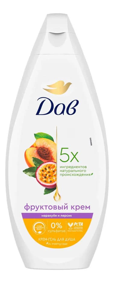 Dove Крем-гель для душа Маракуйя и персик Крем-гель