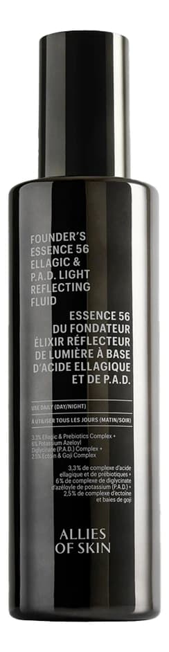 Allies of Skin Антиоксидантный флюид для сияния кожи лица Founder's Essence 56 Ellagic & P.A.D. Light Reflecting Fluid