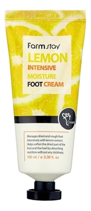Farm Stay Крем для ног смягчающий с экстрактом лимона Lemon Foot Cream