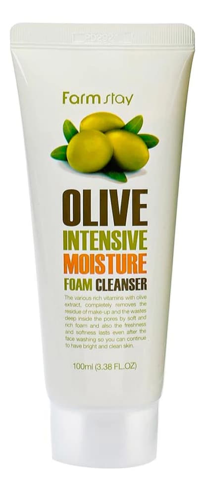 Farm Stay Пенка очищающая и увлажняющая с экстрактом оливы Olive Intensive Moisture Foam Cleanser
