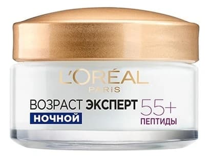 L'oreal Ночной восстанавливающий крем Возраст Эксперт 55+