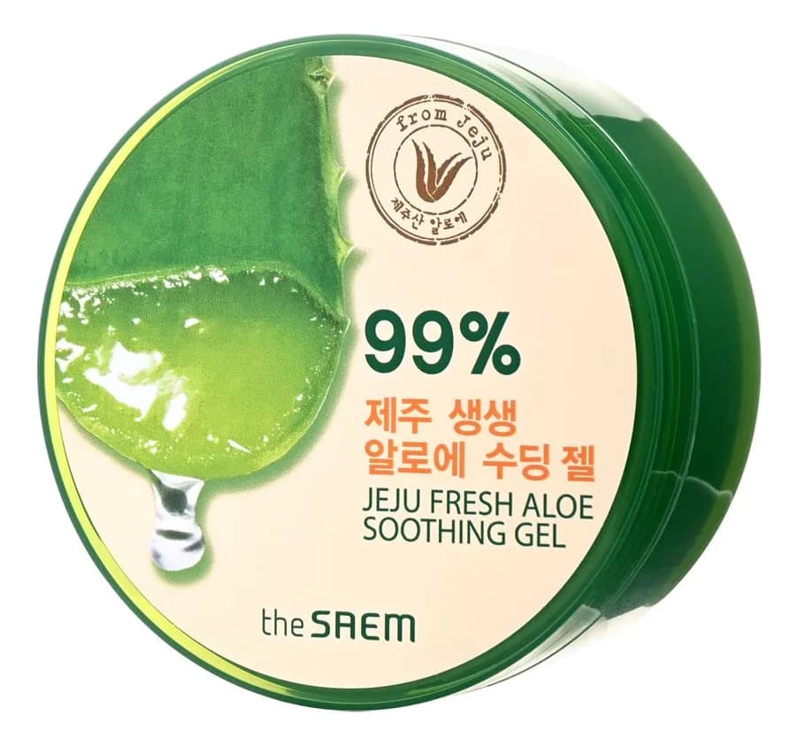 The Saem Гель для лица и тела с экстрактом алоэ вера Jeju Fresh Aloe Soothing Gel 99% Гель (в банке)