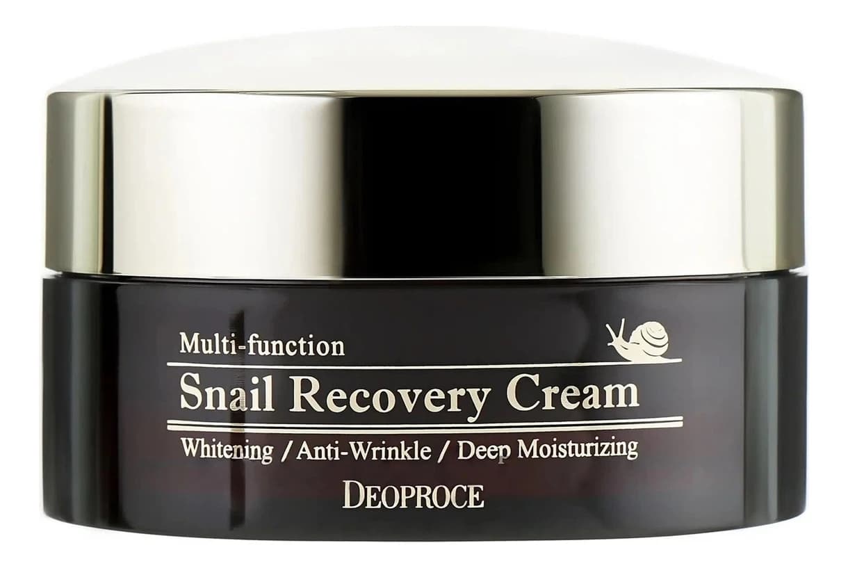 Deoproce Восстанавливающий крем для лица с муцином улитки Snail Recovery Cream