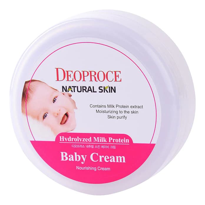 Deoproce Крем питательный на молочных белках Natural Skin Milk Protein Baby Cream