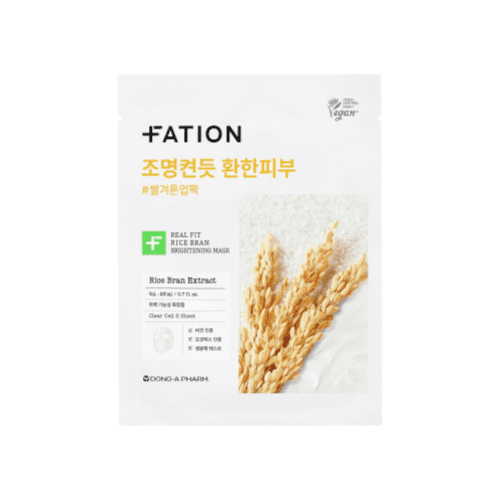 Тканевые маски для ровного тона Real Fit Rice Brightening Mask ( )