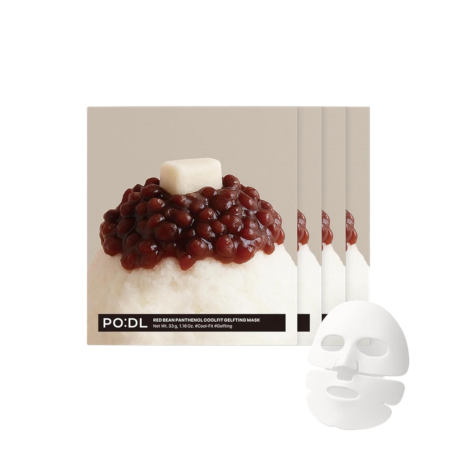 Гелевая лифтинг-маска с красной фасолью и пантенолом Red Bean Panthenol Coolfit Gelfting Mask ( )