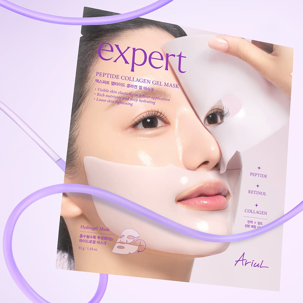 Гелевая маска с пептидами и коллагеном Expert ( .)