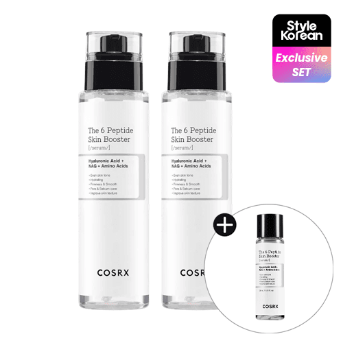 Двойной набор сыворотки-бустера The 6 Peptide Skin Booster Serum ( + 150 мл + Подарок)