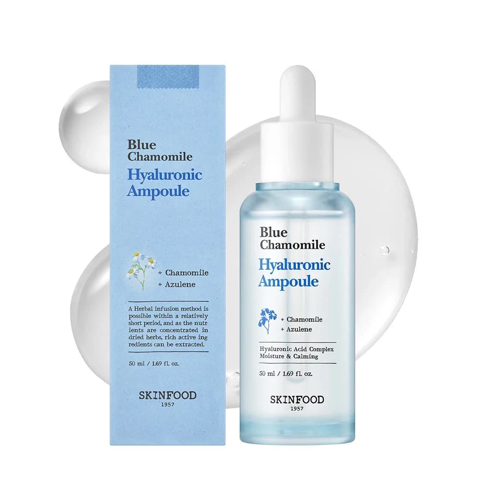 Ампула с голубой ромашкой и гиалуроновой кислотой Blue Chamomile Hyaluronic Ampoule ( )