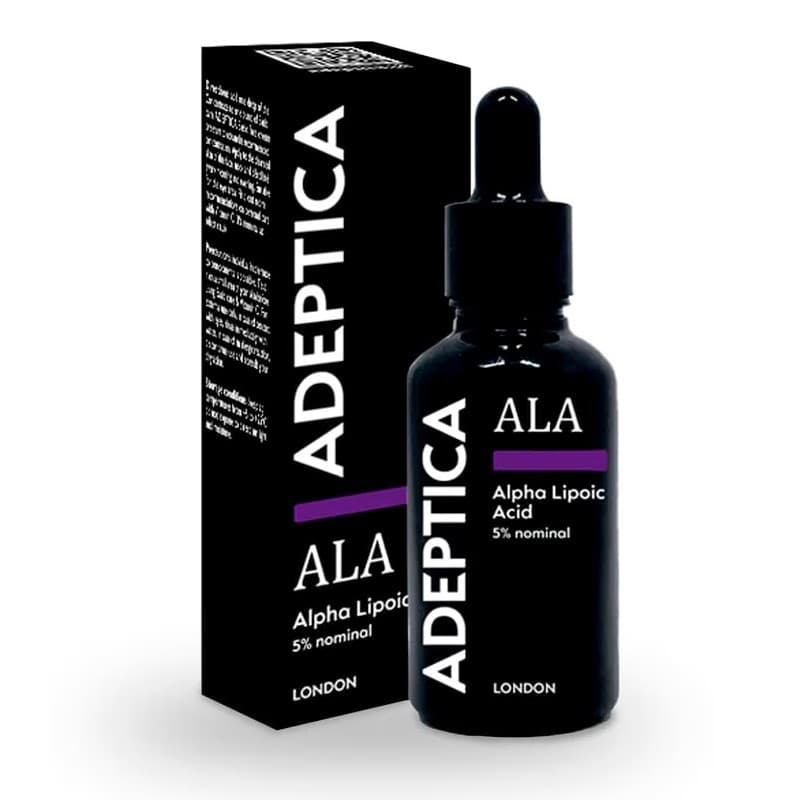 Обогащающий концентрат «Альфа-липоевая кислота, 5%» Enriching Concentrate Alpha Lipoic Acid, 5% nominal Adeptica