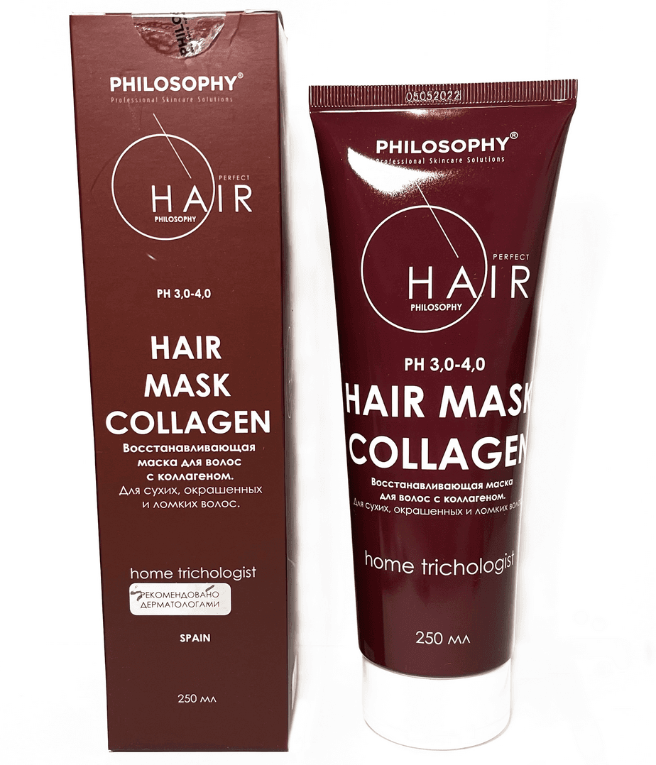 Восстанавливающая маска для волос с коллагеном Hair Perfect Philosophy