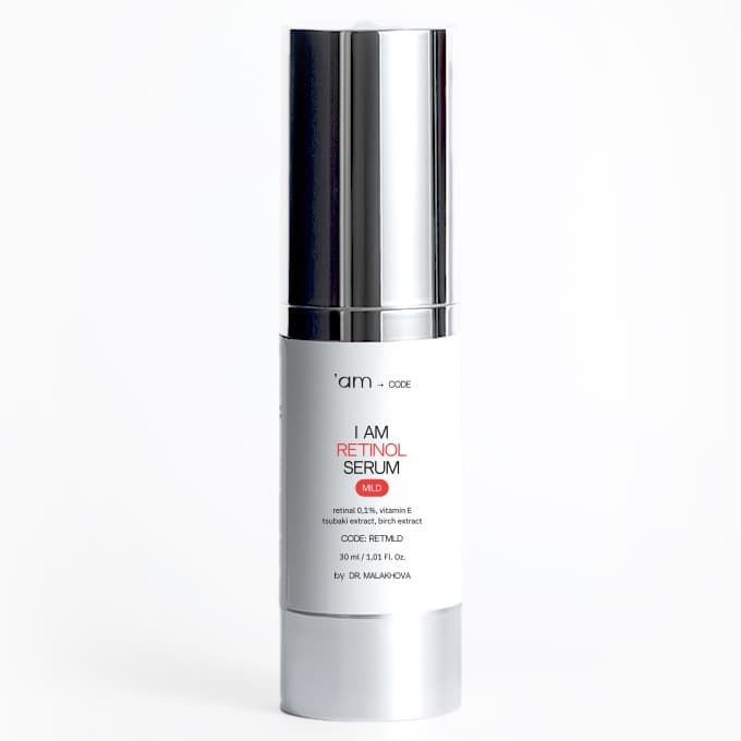 Антиэйдж-сыворотка с ретиналем 0,1% I AM RETINOL MILD SERUM 'АМ СОDE by Dr. Malakhova