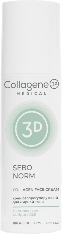 Крем для жирной и проблемной кожи лица SEBO NORM prof line Medical Collagene 3D