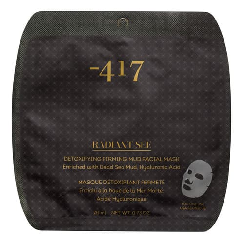 DETOXIFYING FIRMING MUD FACIAL MASK Маска-детокс тканевая для упругости и плотности кожи с грязью Мертвого моря