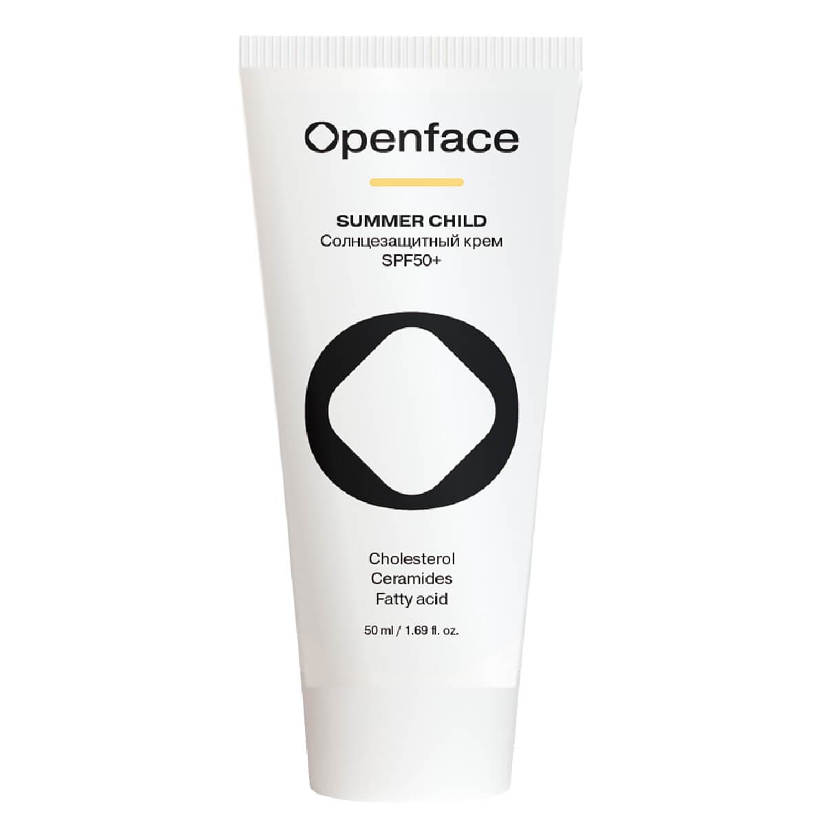 Солнцезащитный крем для лица Summer Child SPF 50+, Openface