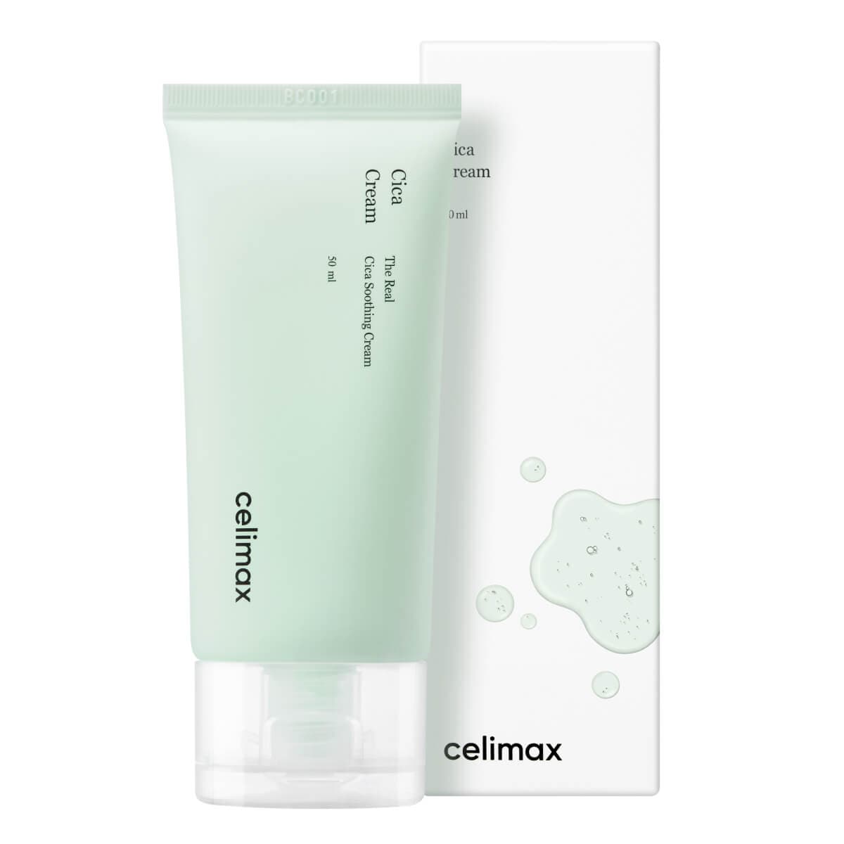 Лёгкий безмасляный крем на основе центеллы The Real Cica Soothing Cream, , Celimax