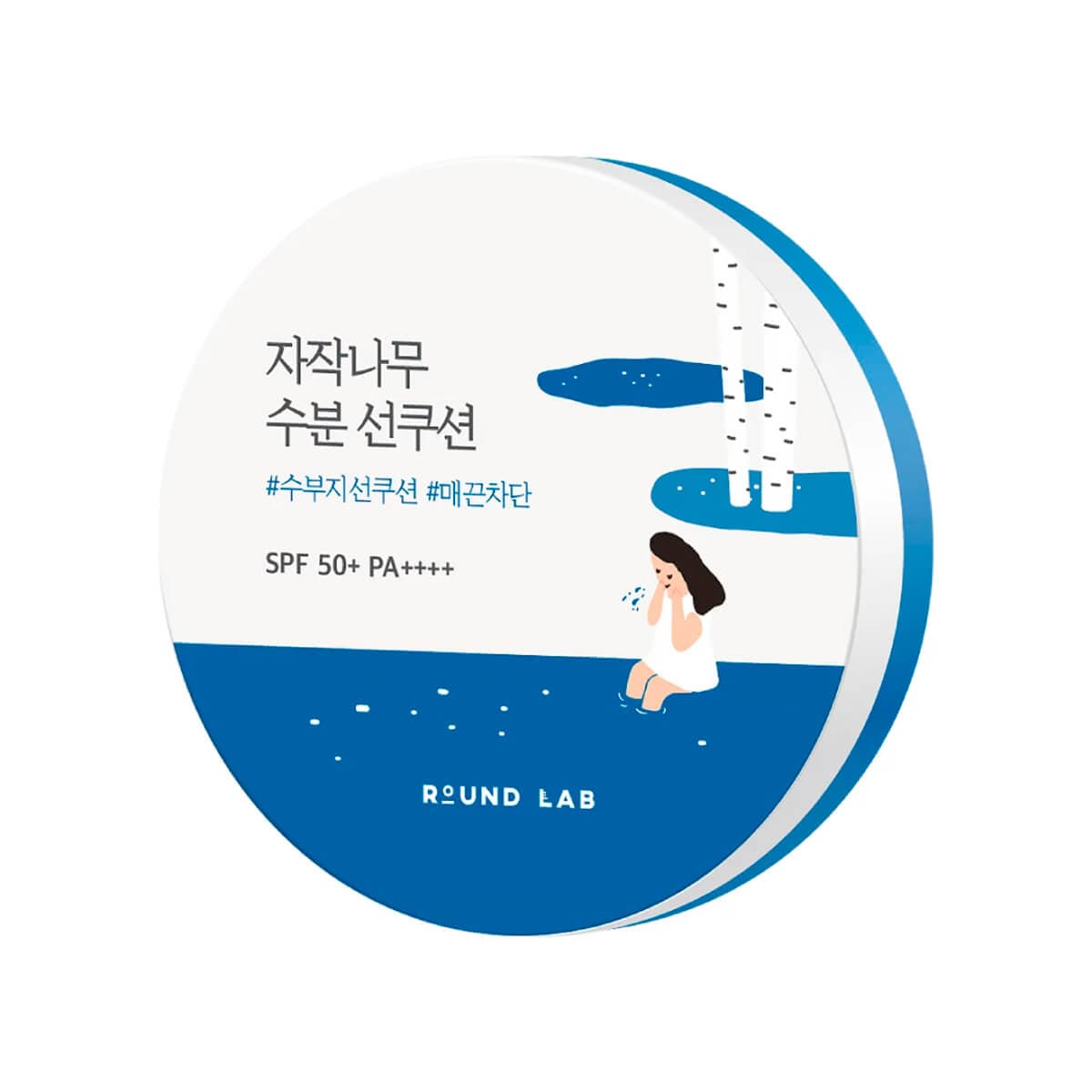 Солнцезащитный крем-кушон Birch Juice Moisturizing Sun Cushion, , ROUND LAB