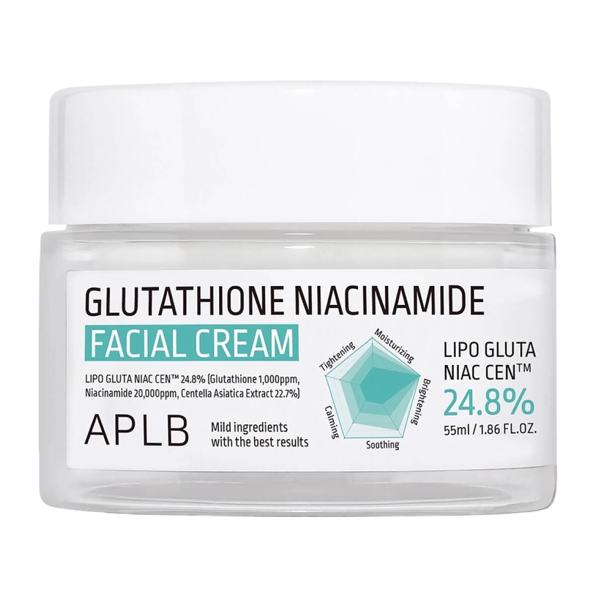 Осветляющий крем с глутатионом и ниацинамидом Glutathione Niacinamide Facial Cream, , APLB