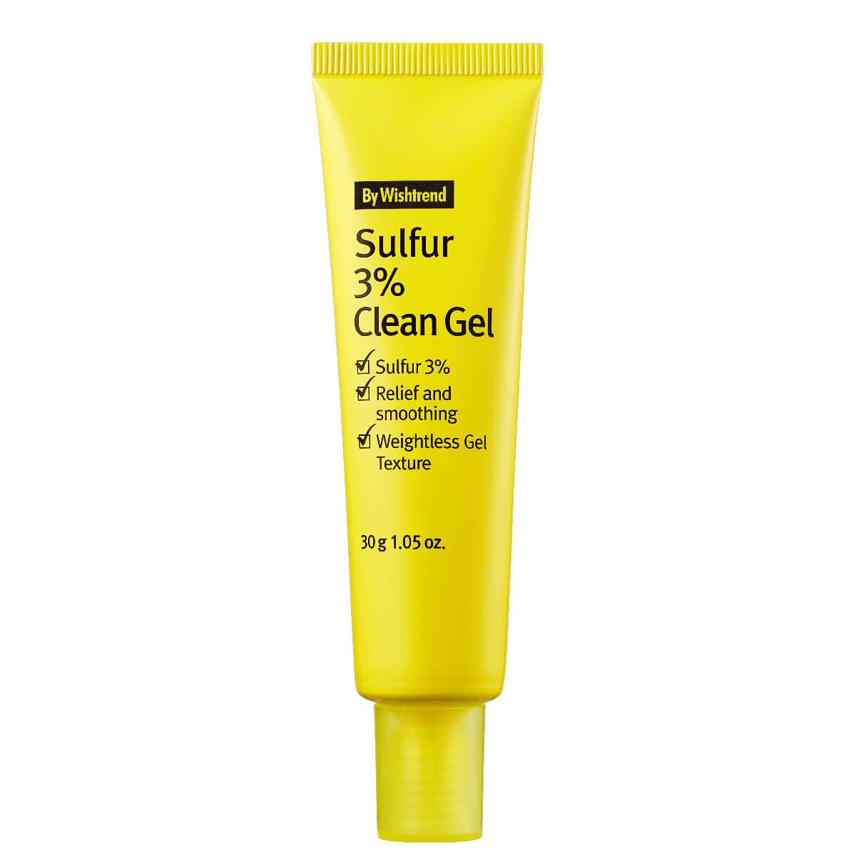 Sulfur 3% Clean Gel, Крем с серой против высыпаний, , BY WISHTREND