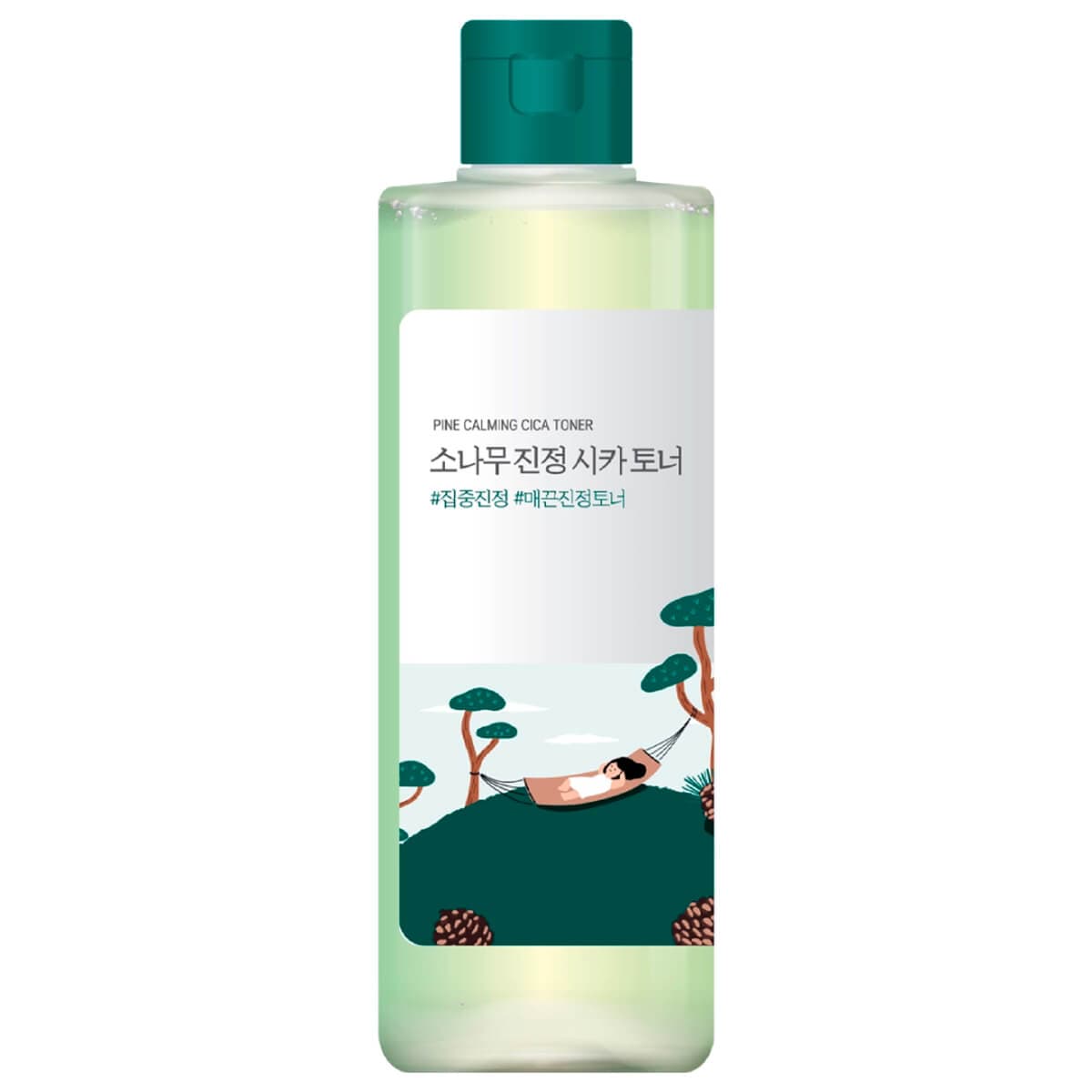 Тоник с экстрактами сосны и центеллы для проблемной кожи Pine Calming Cica Toner, , ROUND LAB