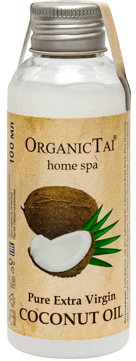 Чистое кокосовое масло холодного отжима, , OrganicTai