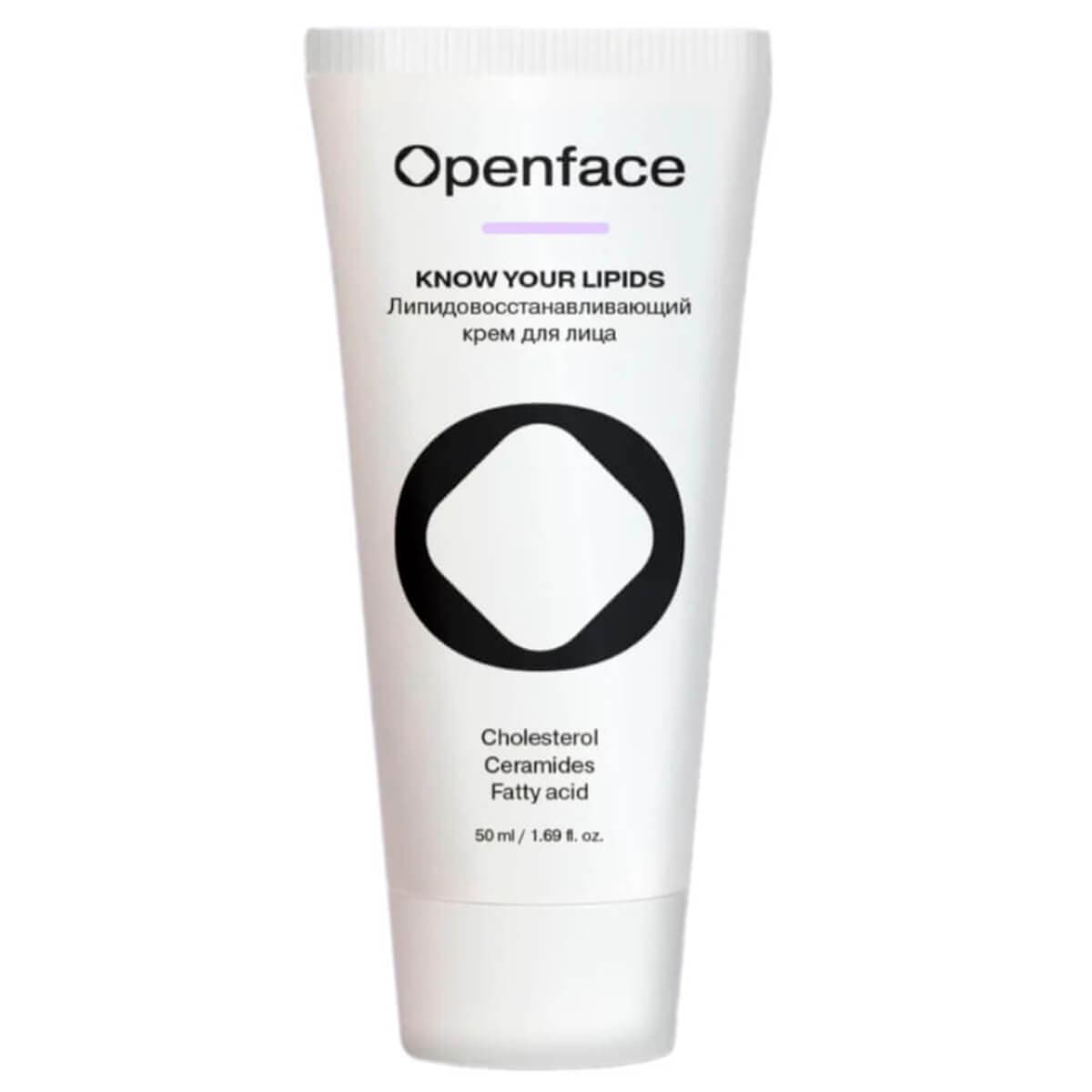 Know your lipids Липидовосстанавливающий крем для кожи лица, , Openface