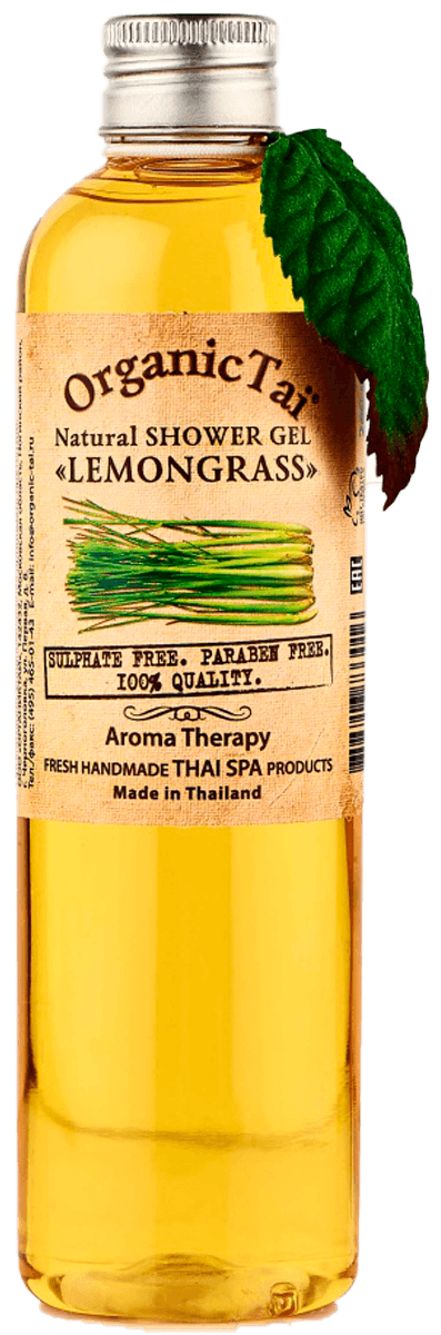 Натуральный гель для душа «ЛЕМОНГРАСС», , OrganicTai