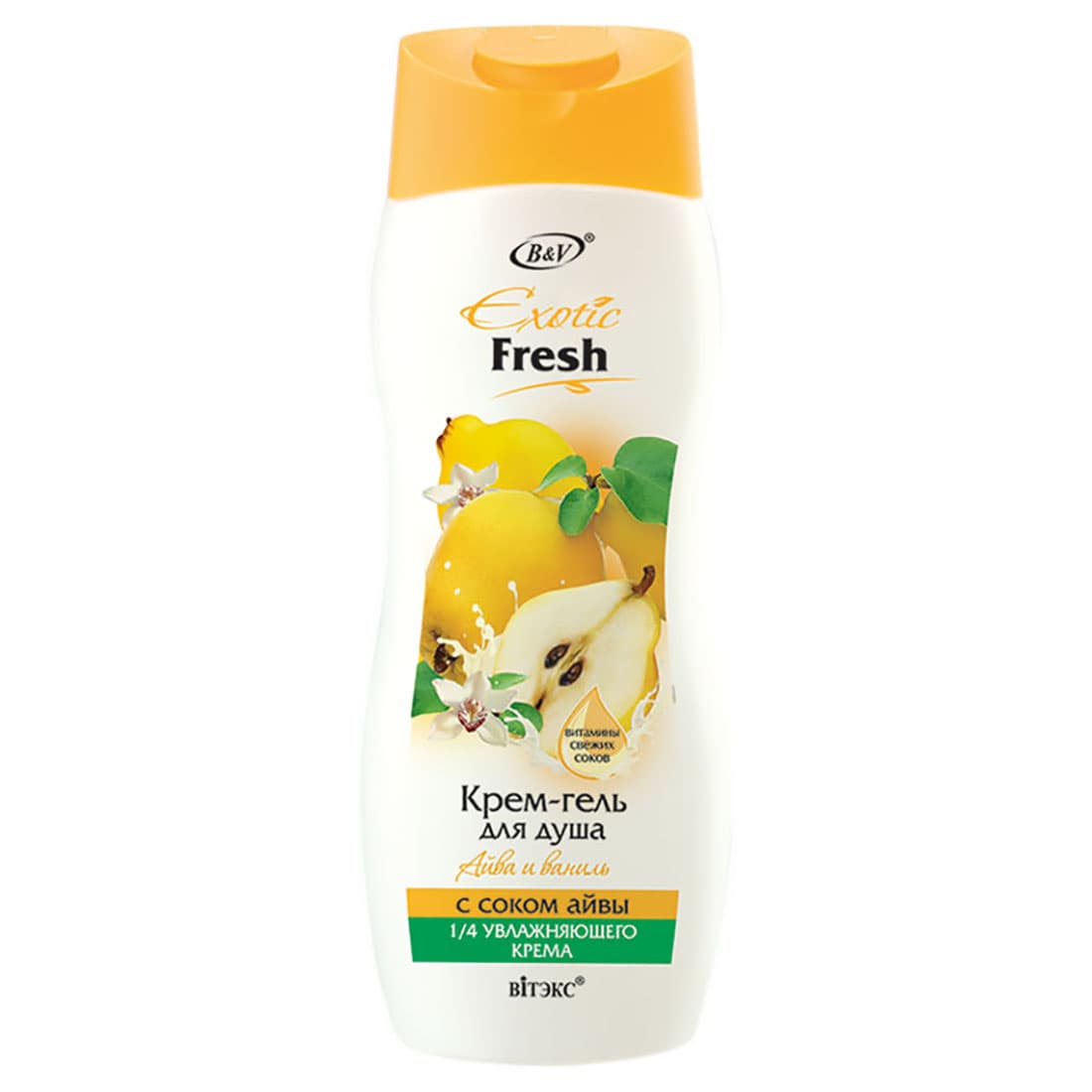 Крем-гель для душа Айва и Ваниль, Exotic Fresh, , Витэкс