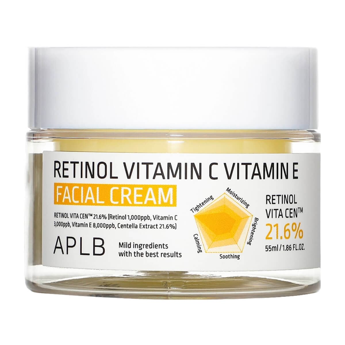 Крем для лица с ретинолом и витамином С Retinol VitaminC VitaminE Facial Cream, , APLB