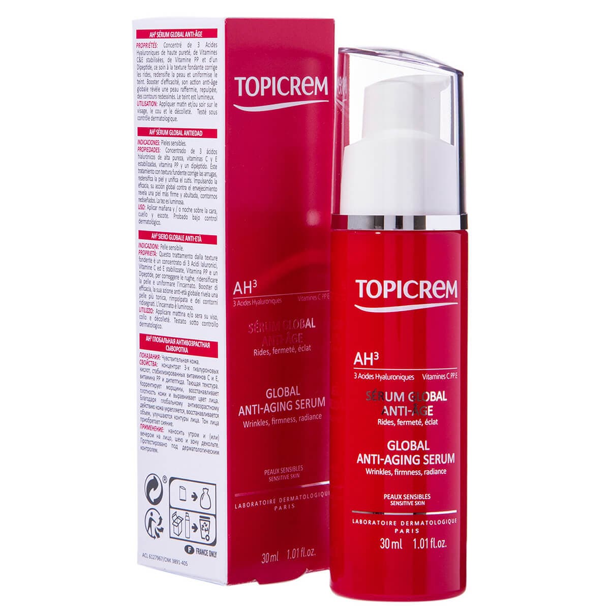 Глобальная антивозрастная сыворотка , Topicrem