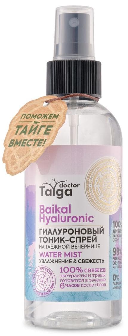 Тоник-спрей гиалуроновый Doctor Taiga "Увлажнение и свежесть", , Natura Siberica