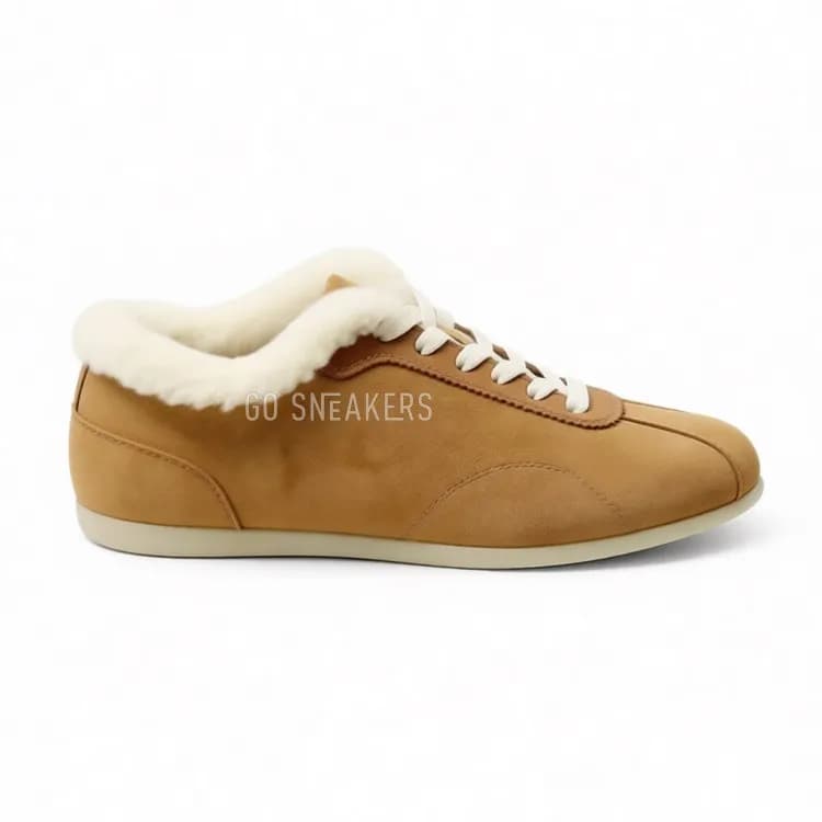 Женские зимние кроссовки Brunello Cucinelli Sneakers Winter Chestnut