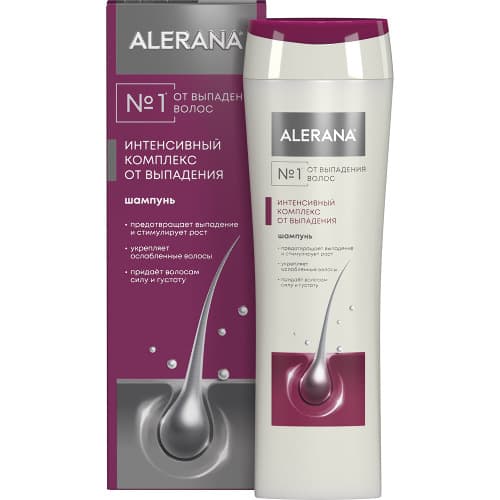 Алерана (alerana) шампунь интенсивный комплекс от выпадения и истончения волос