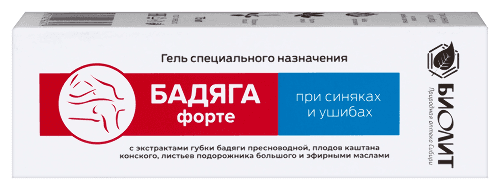 Бадяга форте гель
